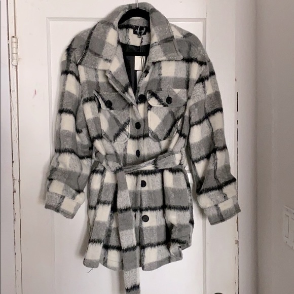 Line and Dot Harris plaid shirt jacket shaket - Picture 3 of 4